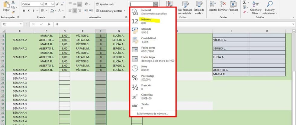 Plantilla Para Turnos Rotativos En Pasos Control Laboral