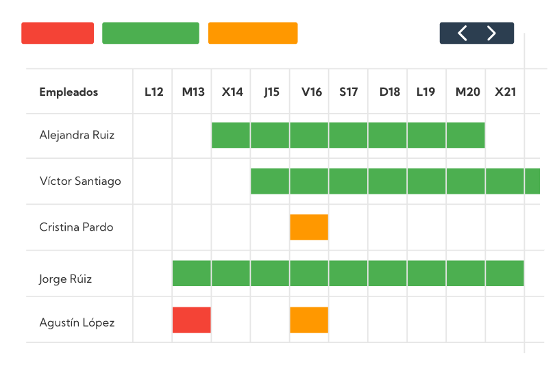 control-laboral-calendario-de-equipo-visual