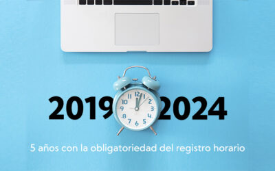 5 años de cambios en el registro horario