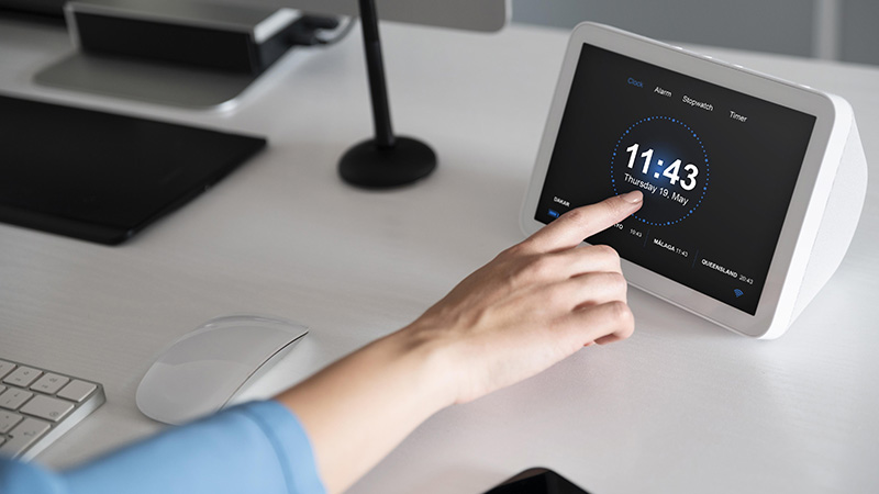 El reloj digital es una herramienta para marcar el registro de la jornada